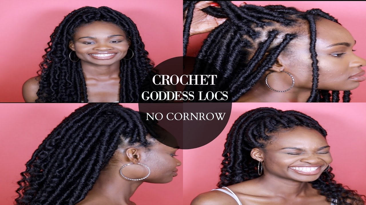 NEW METHOD - Individual Crochet Goddess Locs - No Cornrows - 5 EASY STEPS