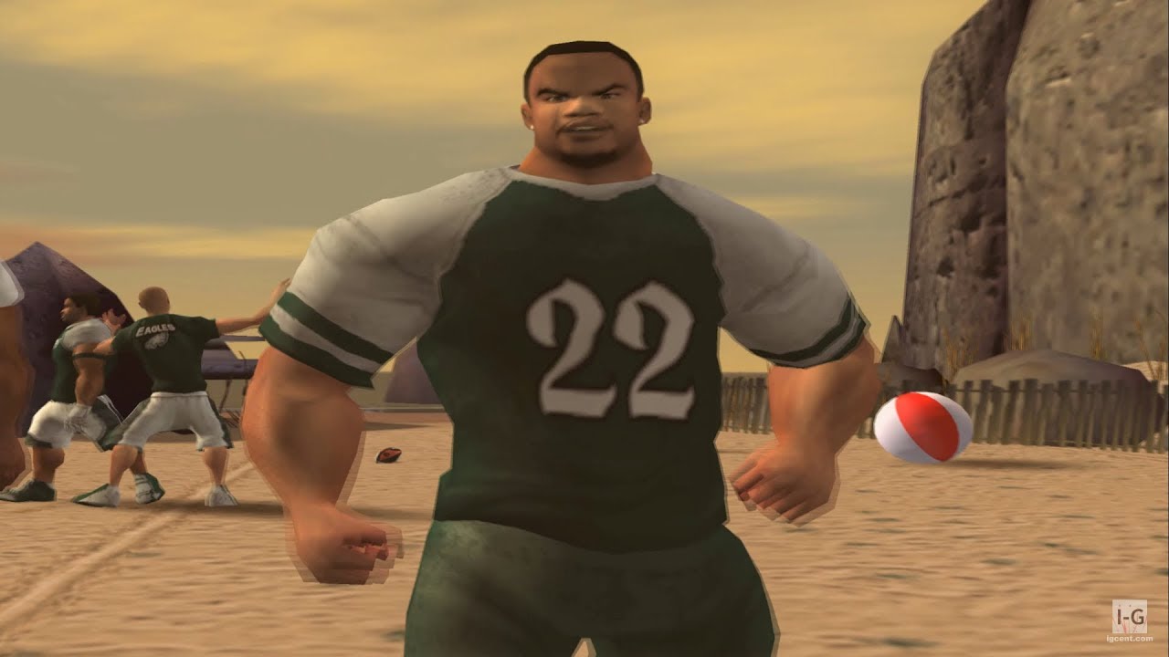 NFL Street — игровой процесс PS2 (4K60 кадров в секунду)
