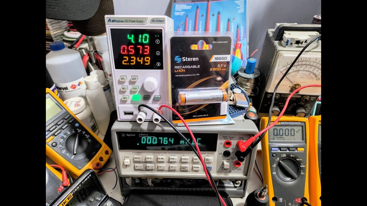 👍🏼Trucos y Consejos Para Cargar una Batería 18650 de 3.7 v. 2800 mAh, Teoría Objetiva y Práctica, 🎩🚭