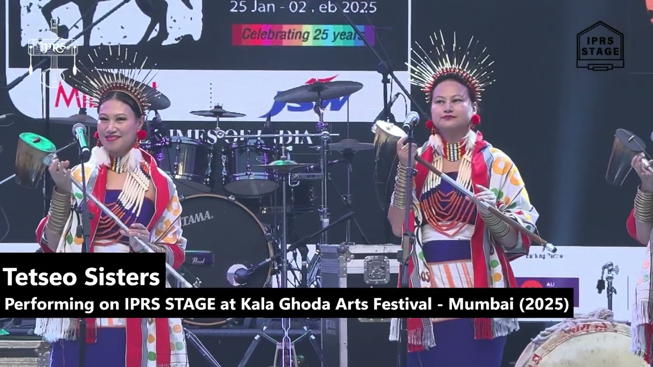 Tetseo Sisters Performance | Soulful Folk Fusion at IPRS Stage – Kala Ghoda Arts Festival 2025