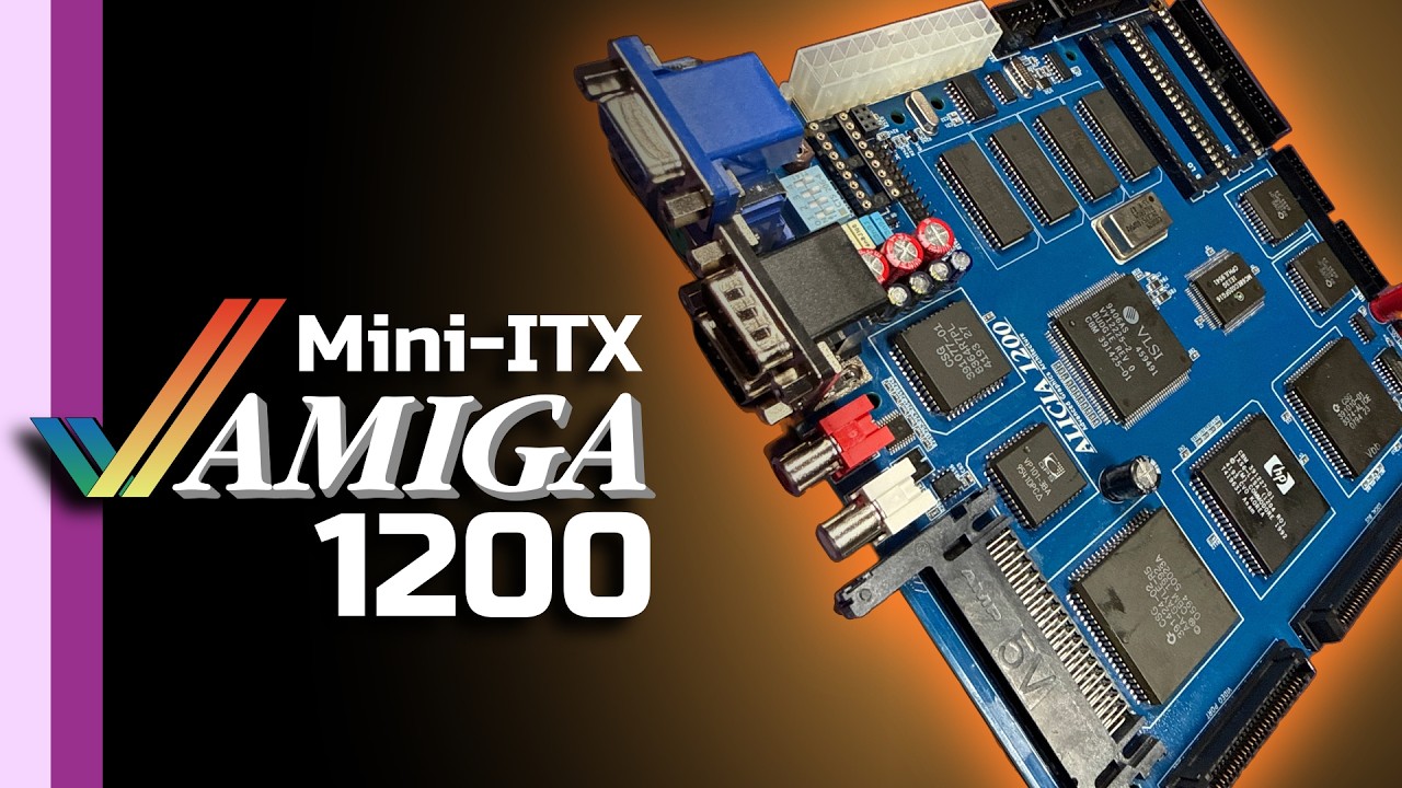 Возрождение Amiga 1200 в виде мощного Mini-ITX-компьютера | Сборка Alicia завершена!