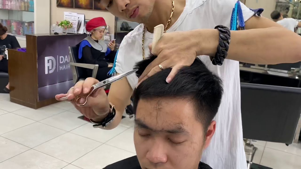 Dang Hieu. CUT BOY ( Hướng dẫn cắt tóc nam bằng kéo.)