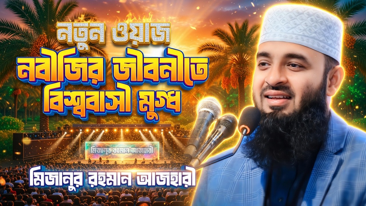 রাসূল সাঃ এর জীবনীতে বিশ্ববাসী মুগ্ধ! Mizanur Rahman Azhari Waz | Biography of Prophet Muhammad