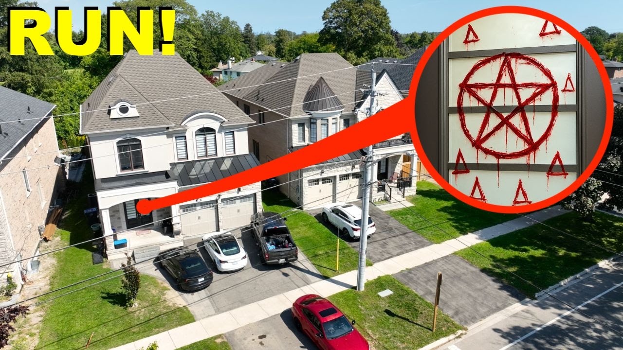 if you see this BLOODY SIGN on your FRONT DOOR, RUN away FAST!! *they are coming*