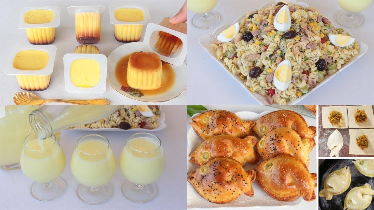 جبت ليك كولشي شهيوات في المتناول تحلية فلان دانيت 👌🏻عصير خاتر بدون حليب 😋 فطائر و سلطة شهوة منها