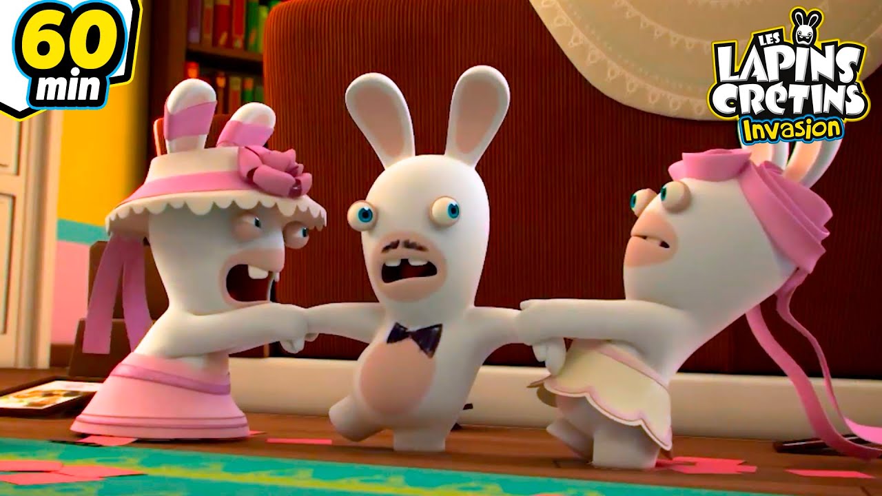 Un Mariage Crétin | Les Lapins Crétins Invasion🐰 | Nouvelle compilation 1H | HD