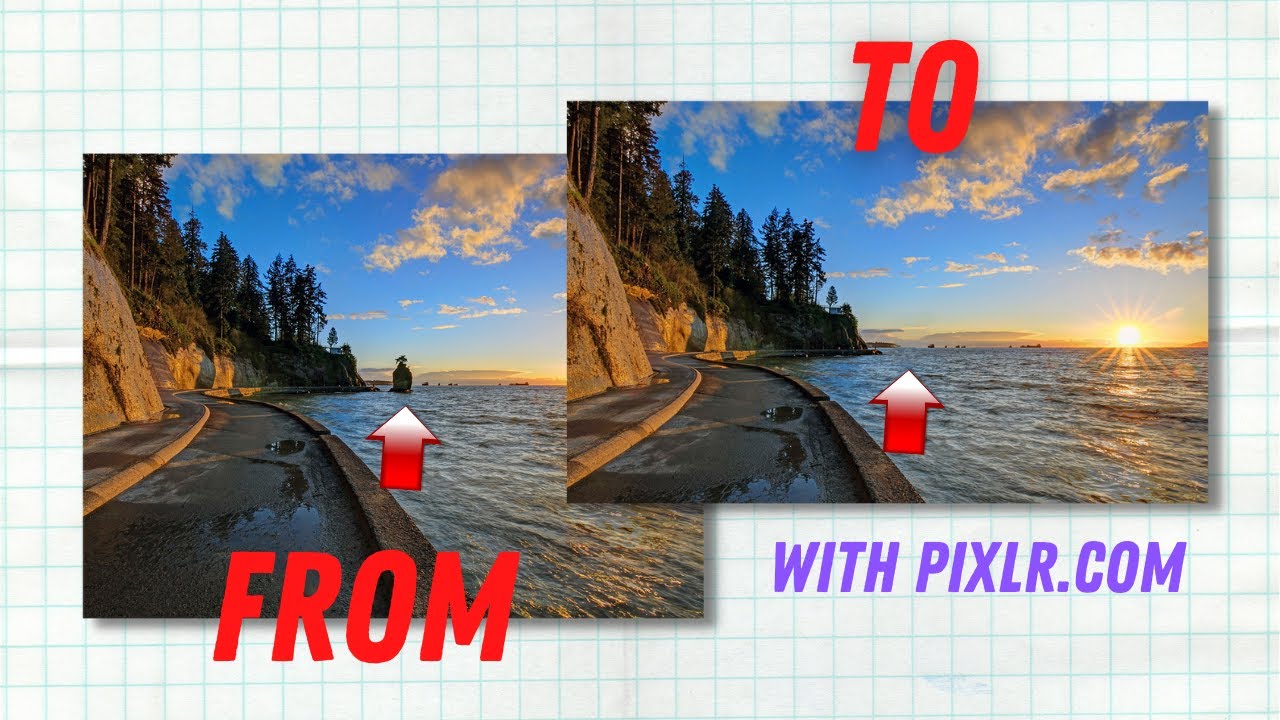 How to Make Objects DISAPPEAR from Photos Using Pixlr (the best free web-based photo editor)