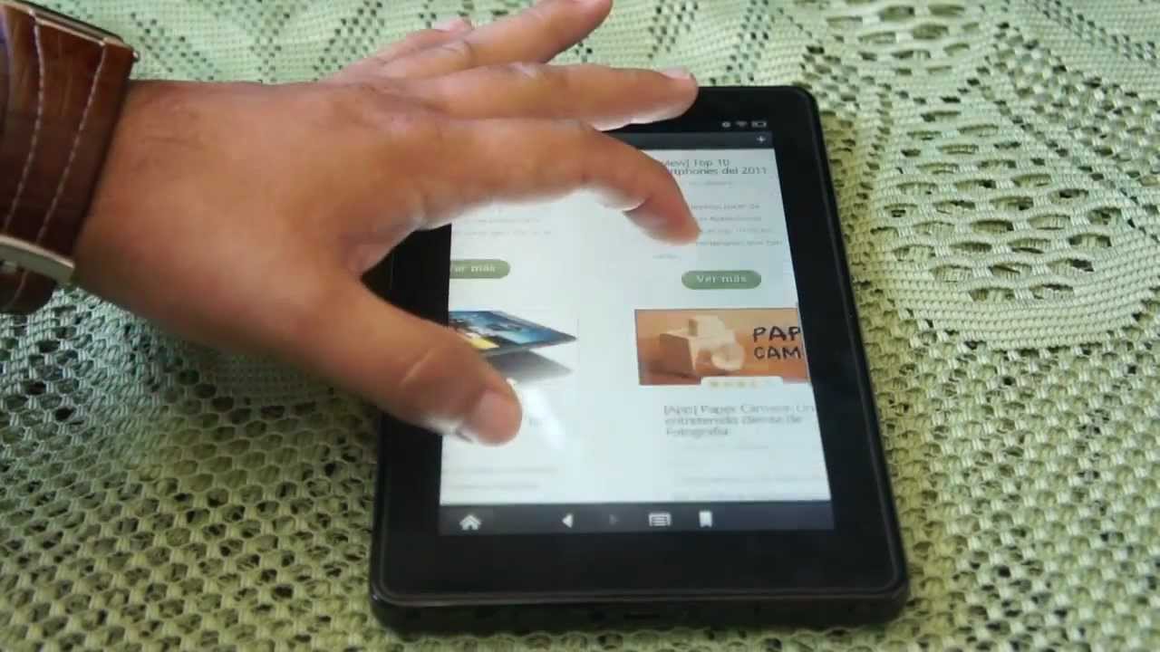 Kindle fire completo análisis de la tablet de amazon