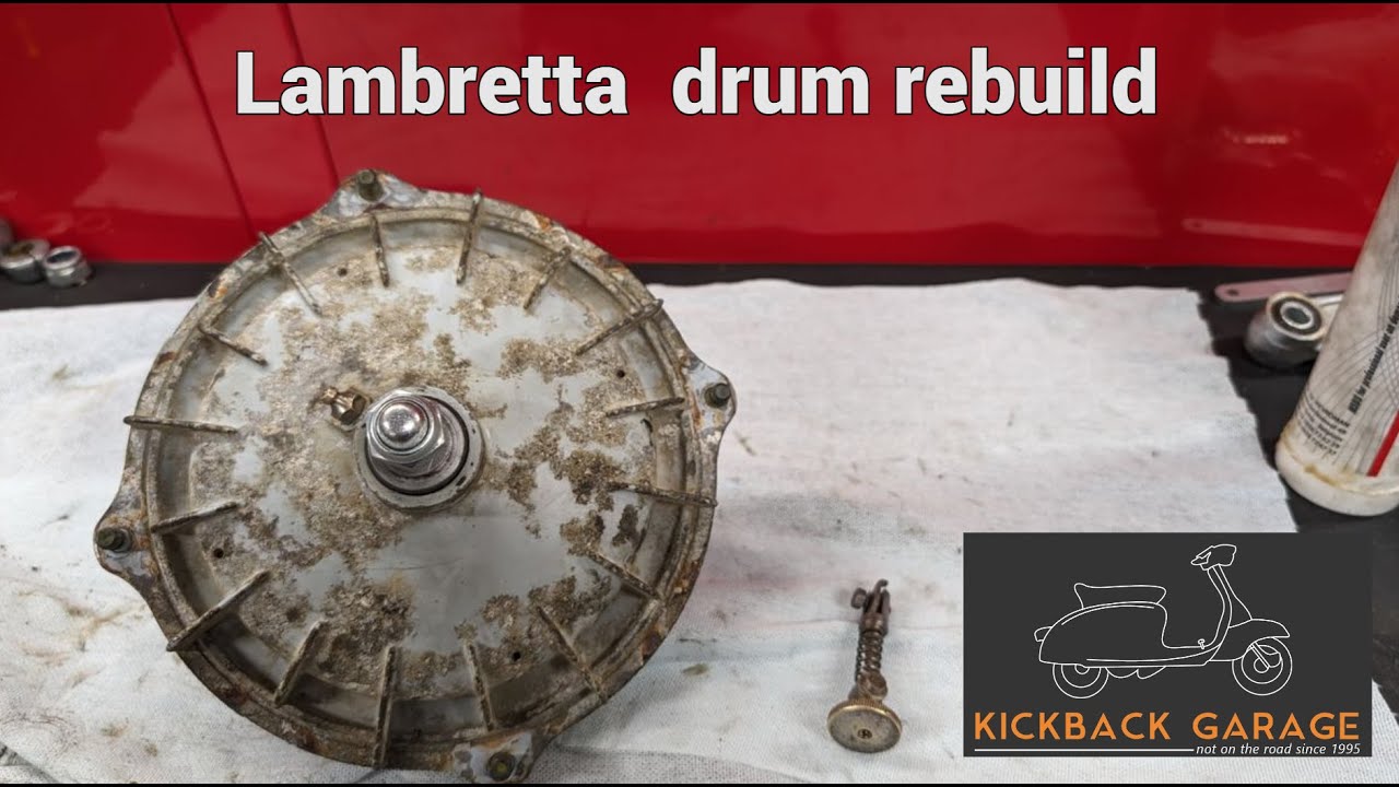 Ultimate #lambretta rustoration, Front hub rebuild.