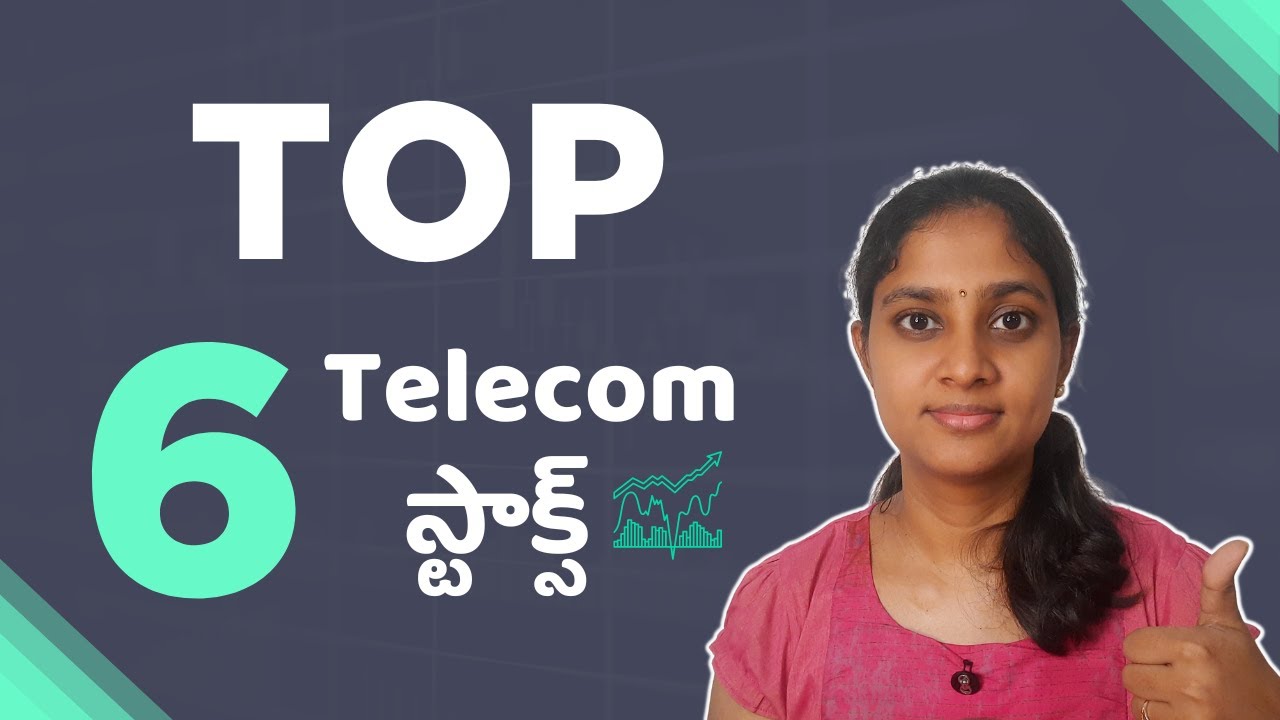 Telecom industry and it's top 6 stocks Telugu I Stock market Telugu I Telecom stocks India