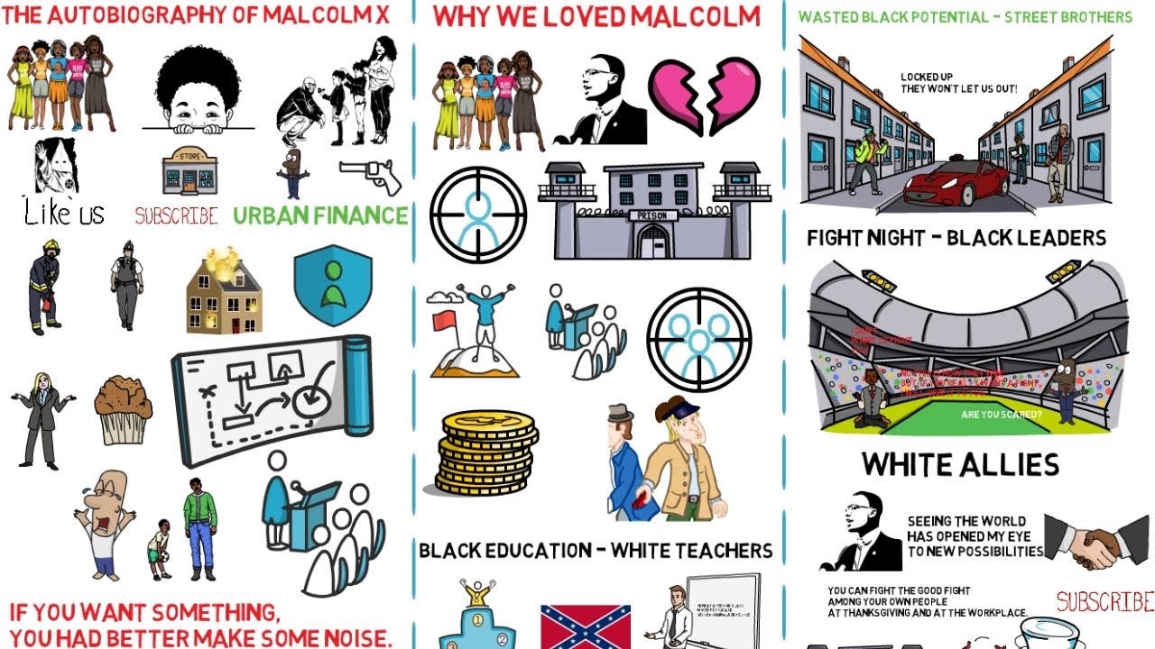 The Autobiography of Malcolm X By Alex Haley ( Animated Review )