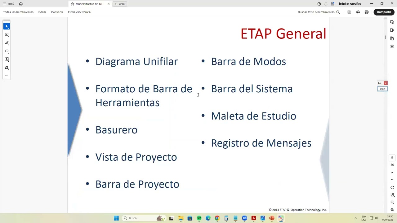SESI&Oacute;N 01: DISE&Ntilde;O DE REDES Y SUBESTACIONES ELECTRICAS DE DISTRIBUCI&Oacute;N CON ETAP 22.5