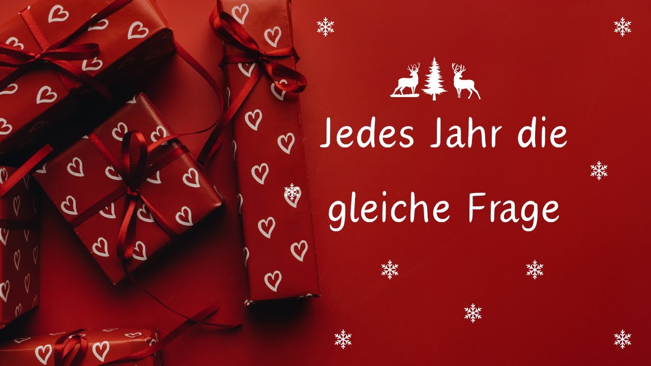 Was kann ich zu Weihnachten verschenken?
