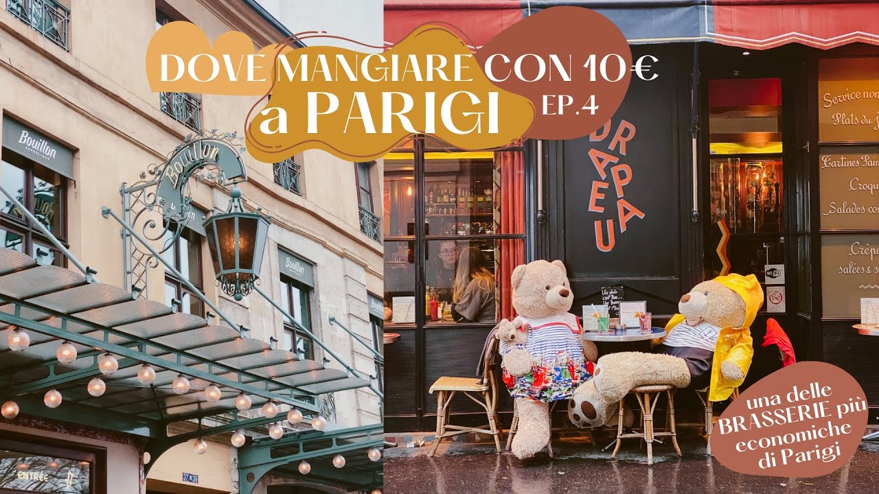 DOVE MANGIARE CON 10€ A PARIGI | ep.4 Brasserie più economica di Parigi nel 3 arrondissement