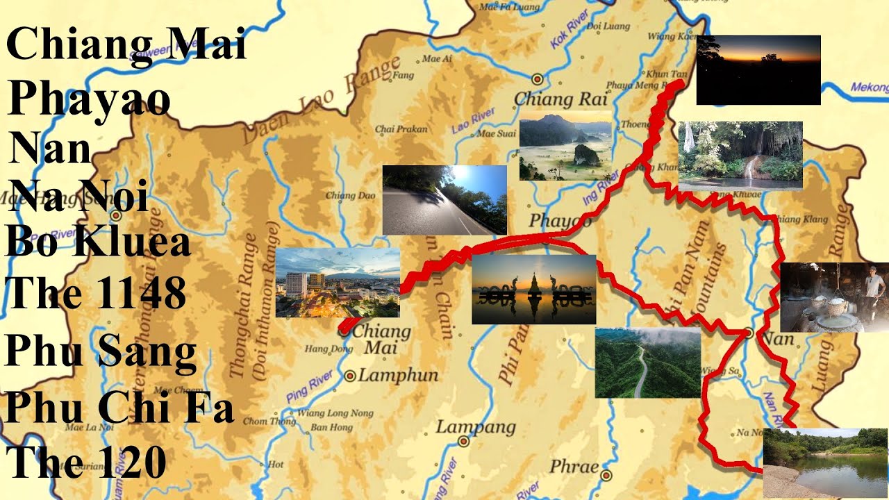 Best bike roads of northern Thailand
