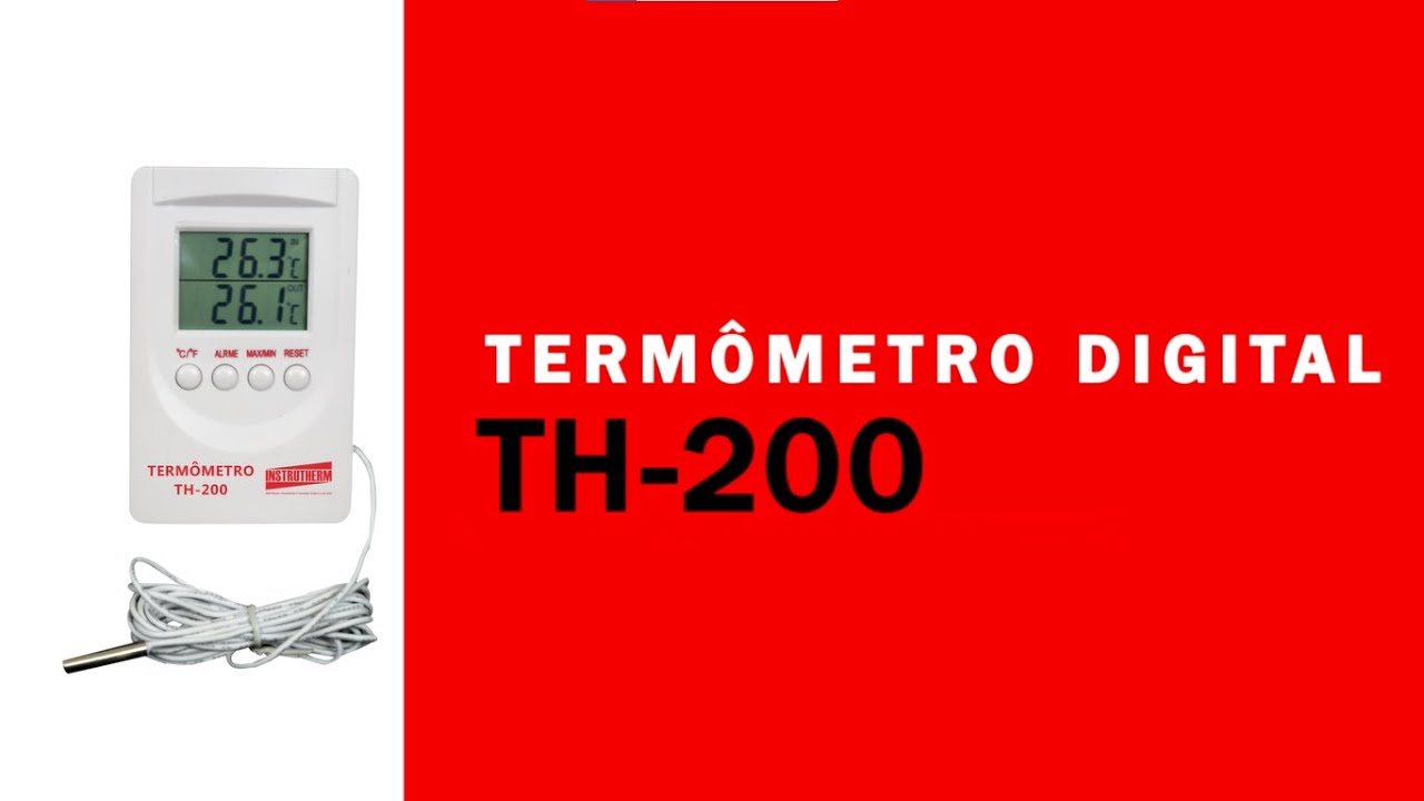 Termômetro digital TH-200 Instrutherm