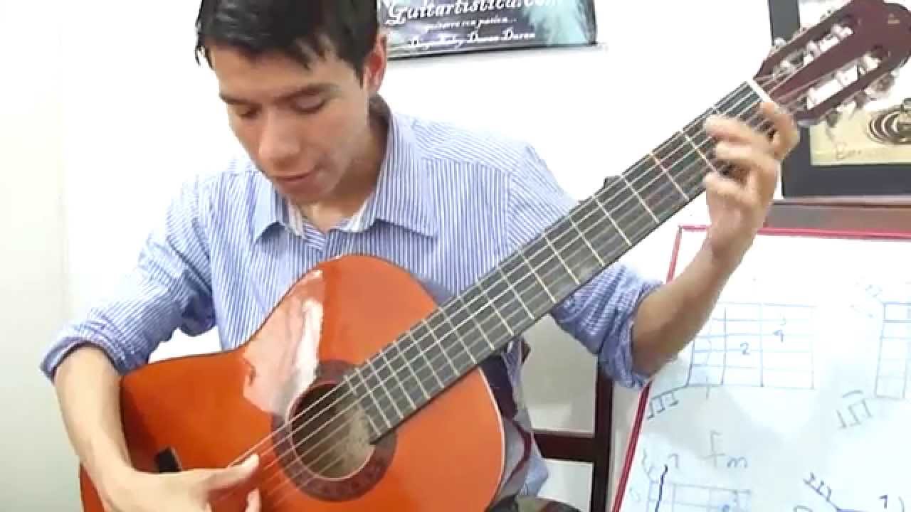 Armonizacion con Bajos Circulo Armonico Do mayor Clase  33 Nuevo curso de guitarra HD Diego Erley