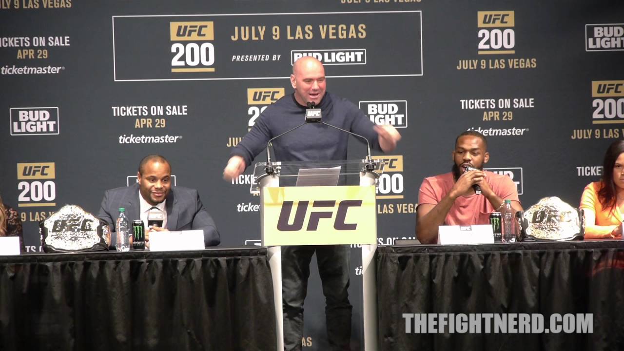 Jones VS Cormier 2 - Trash-talk supercut from UFC 200 NY Press Conference