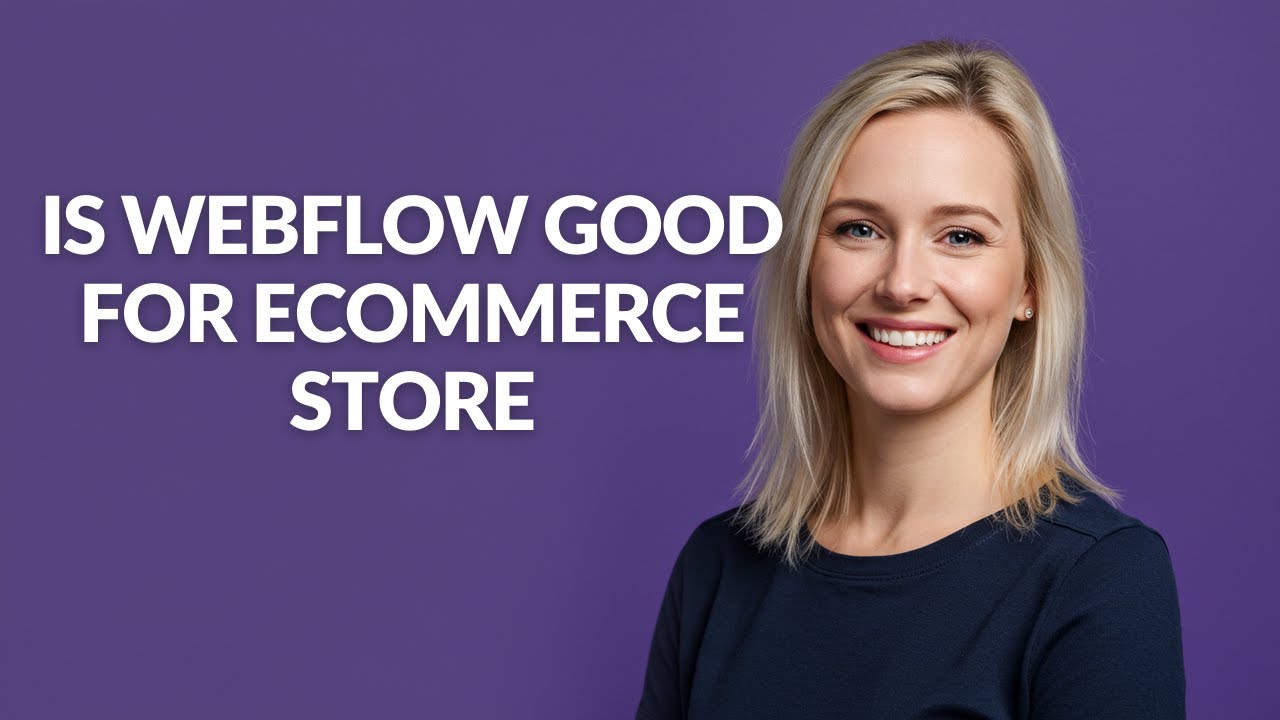 Is Webflow Good for Ecommerce Store - Julia'sTutorials