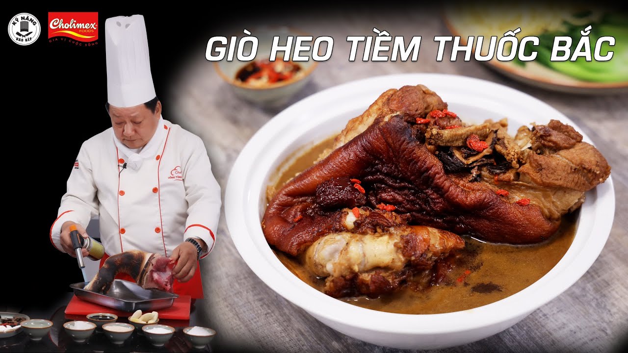 Cách làm Chân giò hầm thuốc bắc ngon và bổ dưỡng - Dạy học nấu ăn | Kỹ Năng Vào Bếp