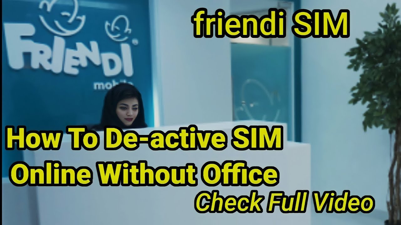 How to De-Activation | Friendi sim ko kaise de-Activation | how to block sim card online in saudi