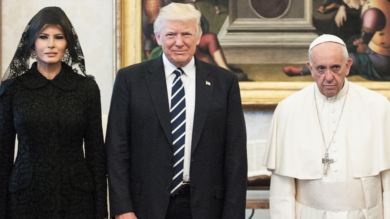 Melania and Ivanka Trump Wear Black Veils to Meet Pope Francis