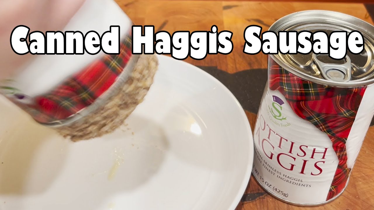 Canned Scottish Haggis Sausage