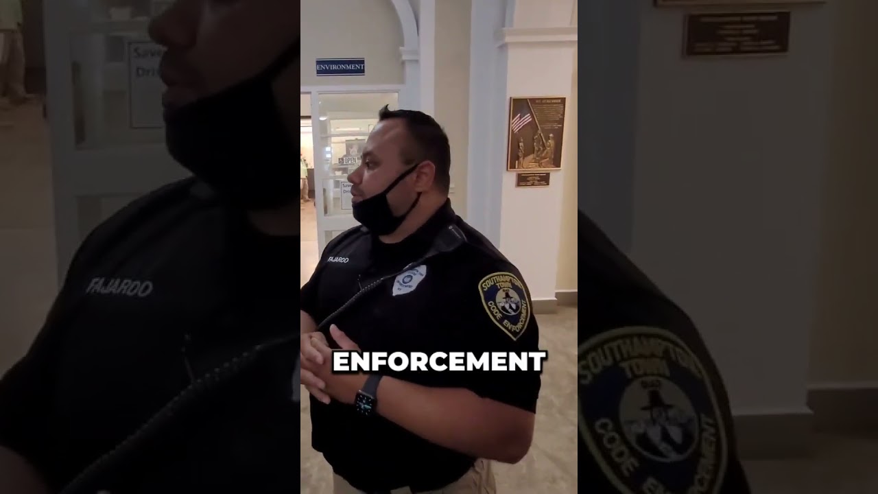 Code Enforcement Officer Demands ID in Public Building!