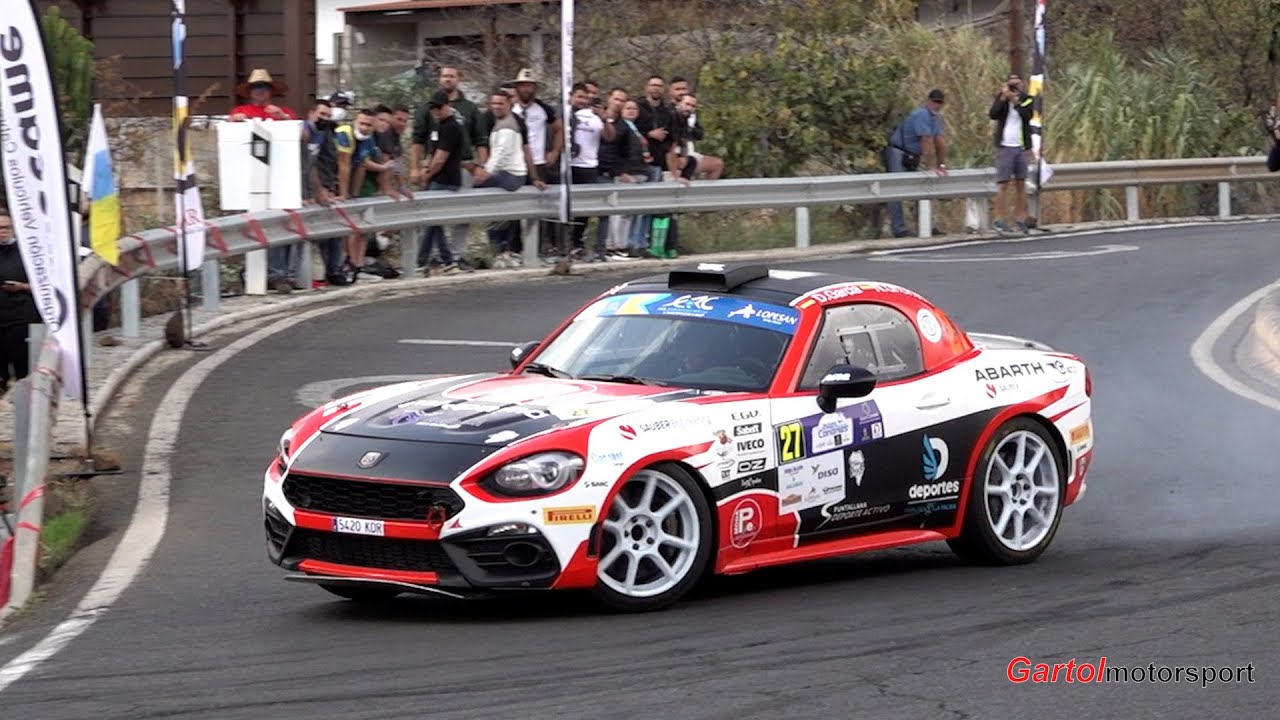 David Garcia - Nazer Ghuneim | Rally Islas Canarias 2021 | Fiat 124 Abarth