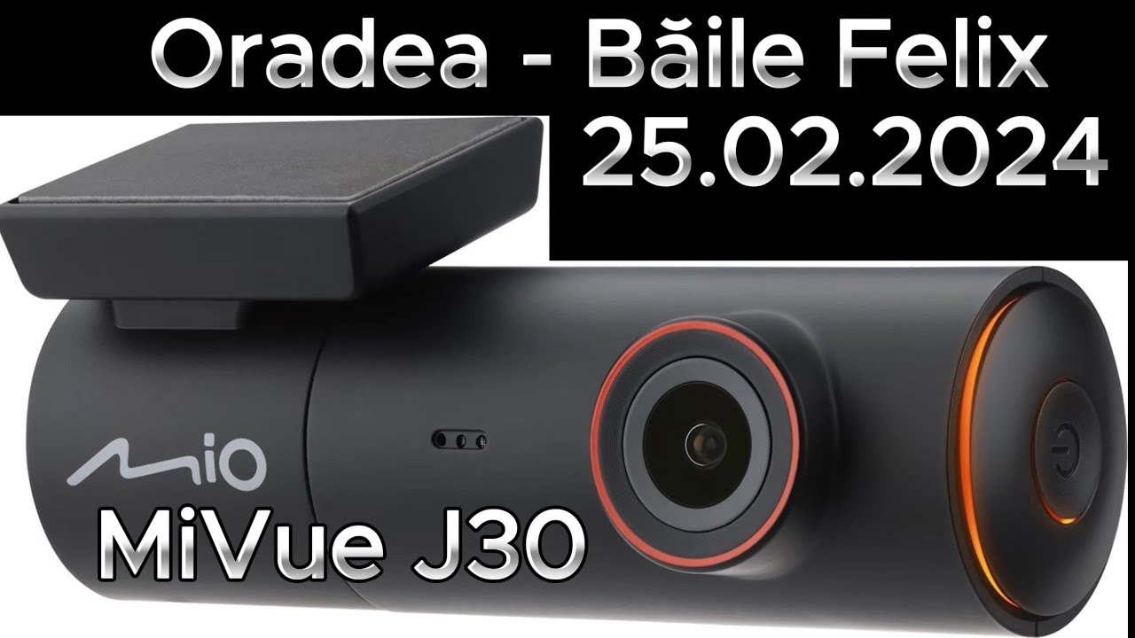 Oradea - Băile Felix. DVR MIO MiVue J30, 2.5K Dashcam test (4k)