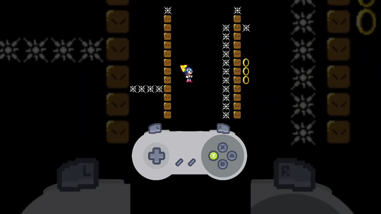 Two more sonic levels for the kids #kaizo #supermarioworld #mario #sonic #retrogaming #masterpiece