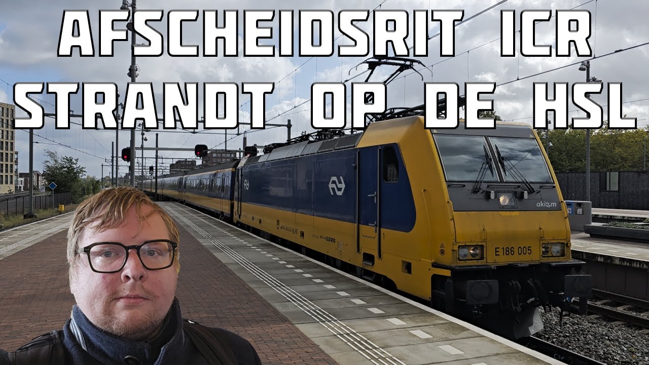De afscheidsrit van de TRAXX met ICR verloopt anders dan verwacht!
