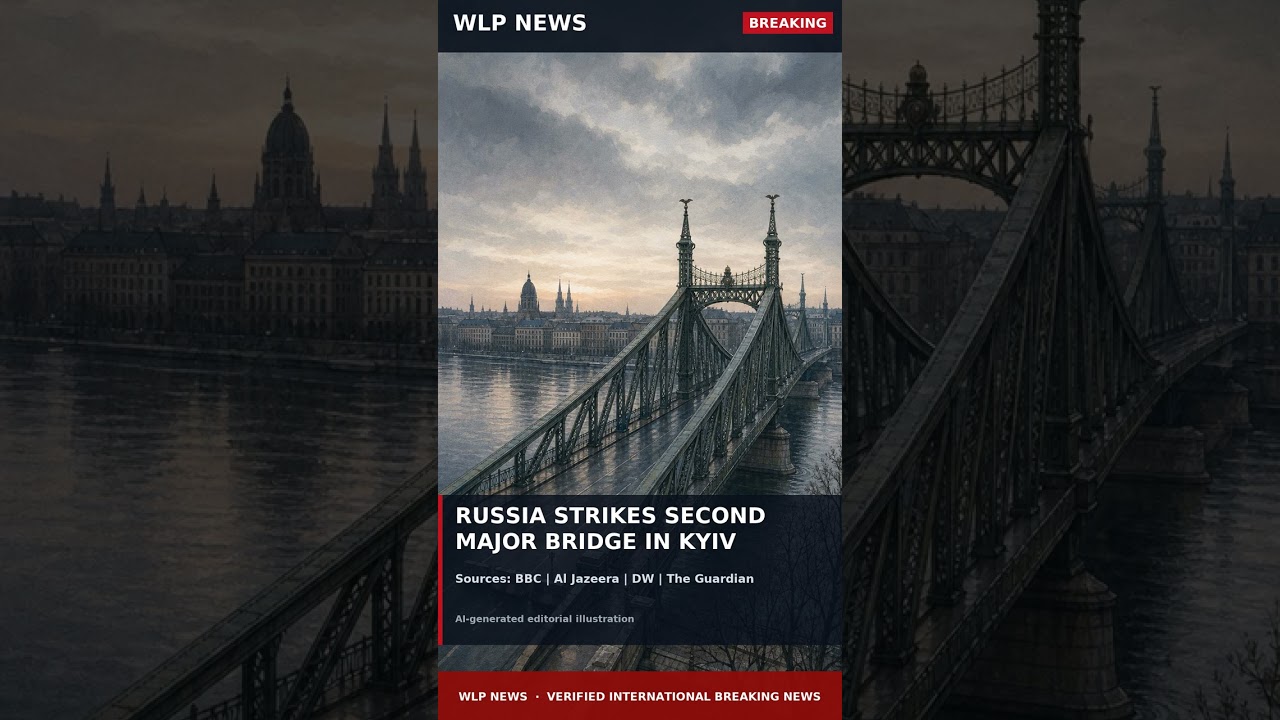 Russia Hits Second Major Bridge in Kyiv as Attacks Escalate