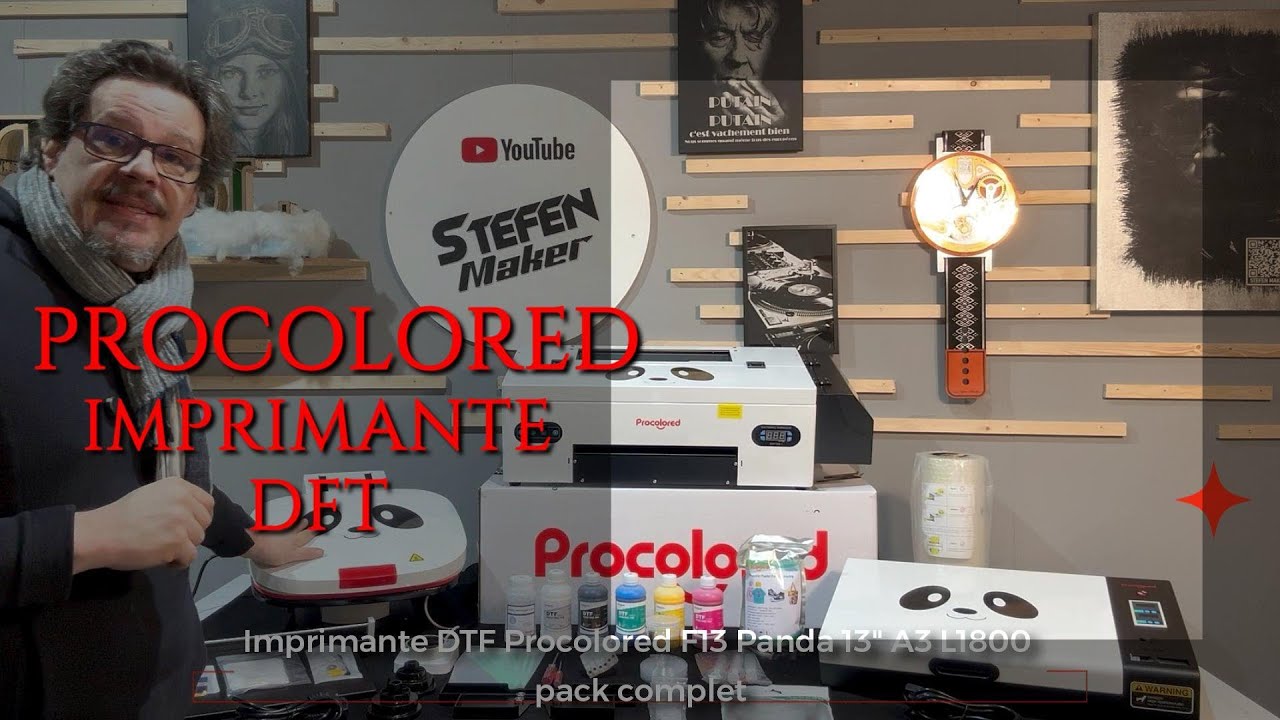 Test COMPLET Procolored F13 Panda DTF A3 | Qualité, Impression textile FACILE. @ProcoloredPrinter ​