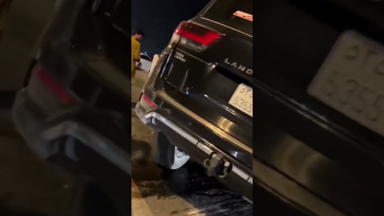 Lc300 crash🕊️🥺🇸🇦 #lc300 #youtubeshorts #explore #lexus #saudi #subscribe #fareedlifestyle3