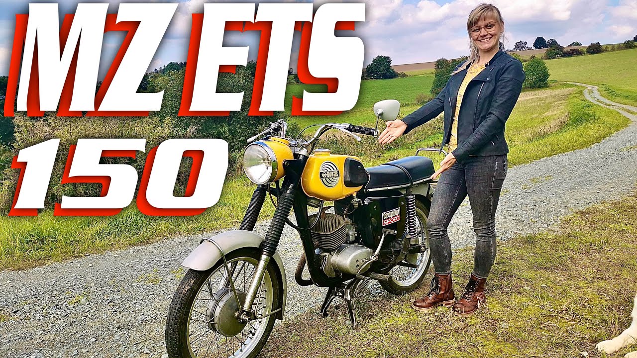 MZ ETS 150 Bj. 1973 Motorrad Vorstellung Technik Sound Probefahrt mit Oldtimer Blondie DDR Zschopau
