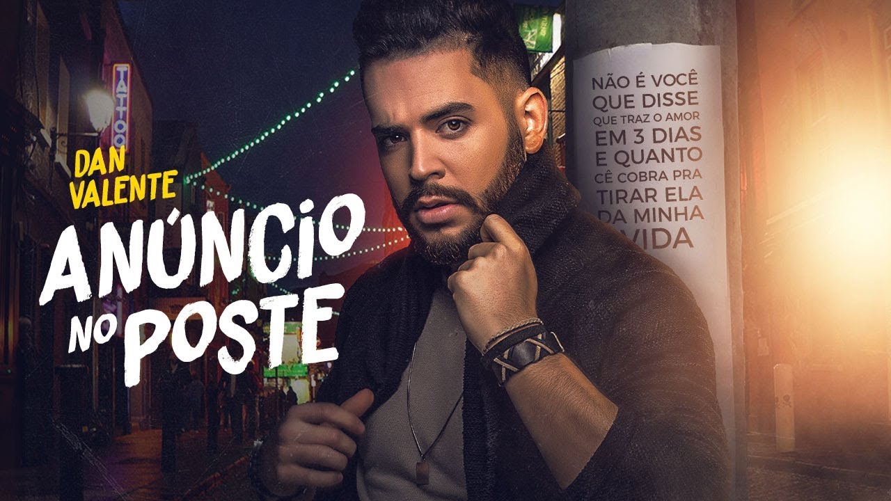 DAN VALENTE - ANÚNCIO NO POSTE