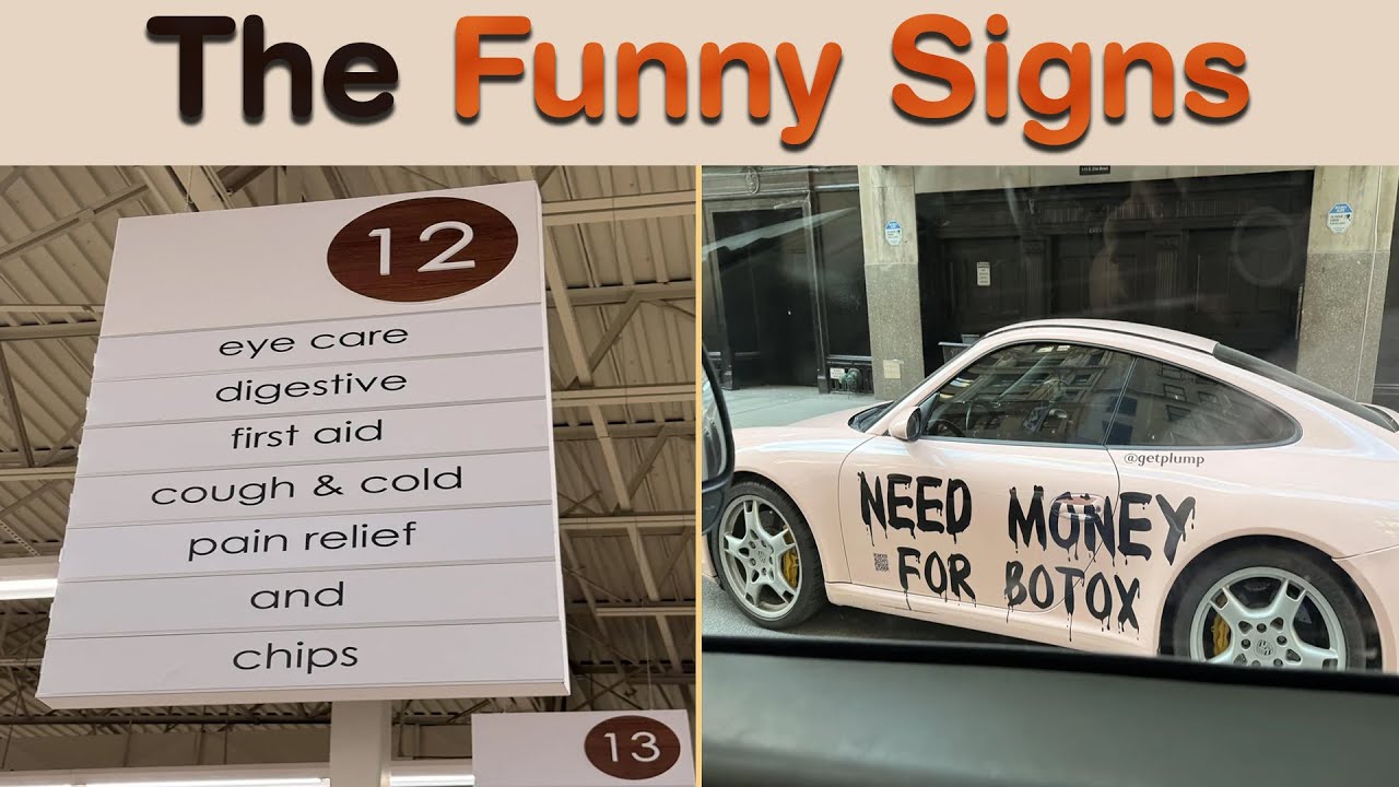 The Funny Sign That Shows Everyday Life Can Be Comedy Gold || Sign Hub