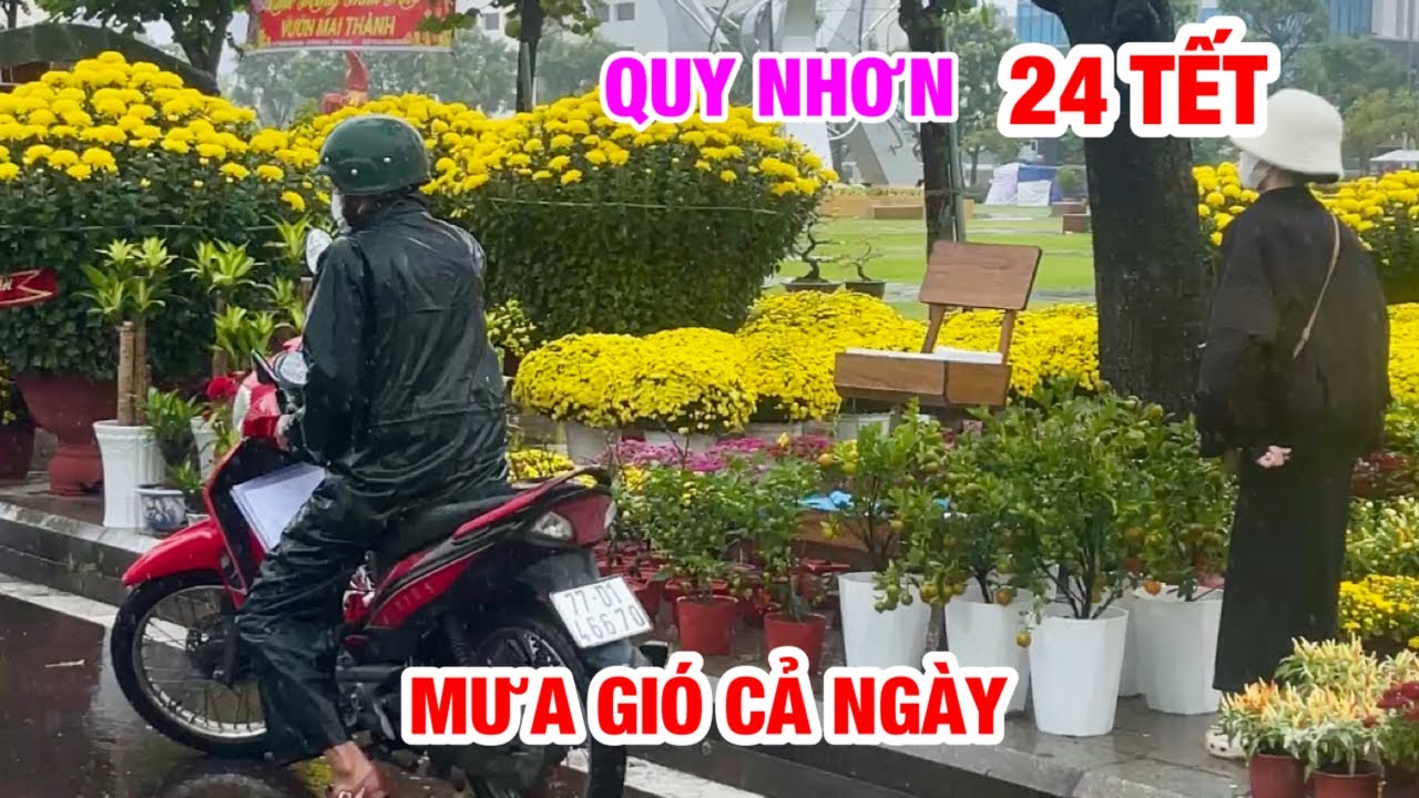24 TẾT MÀ QUY NHƠN MƯA QUÁ MƯA