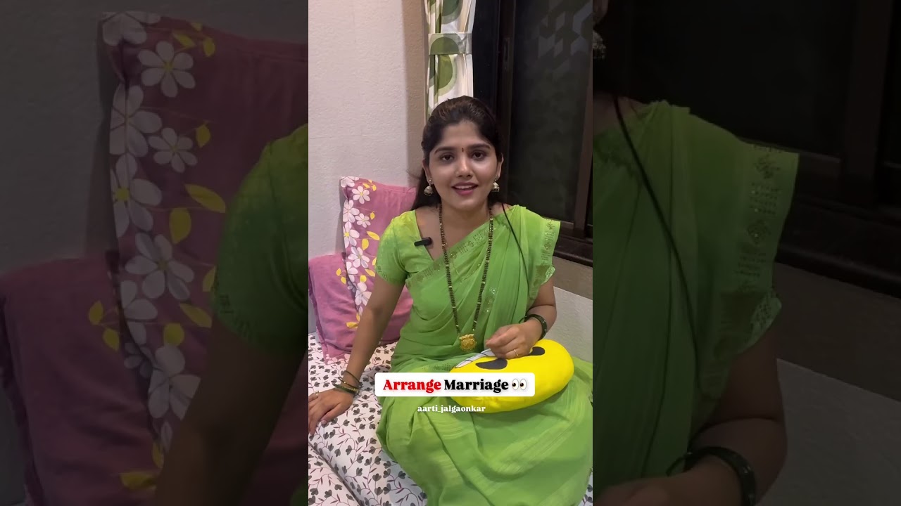 नवरा बायको Love marriage Vs Arrange marriage marathi comedy Instagram viral short video 😂🤡