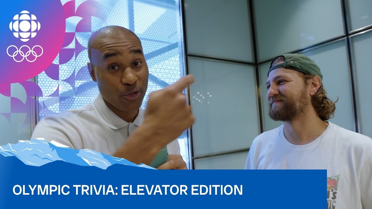 Olympic Trivia with Cabbie Richards - Elevator Edition on #CBCSports | Olympics