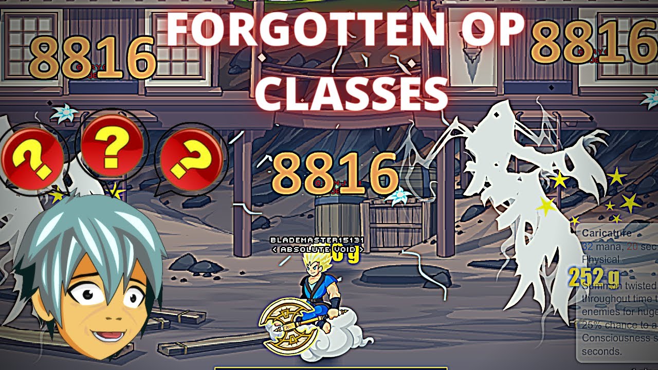 AQW - Top 5 Rank 10 Reputation Classes