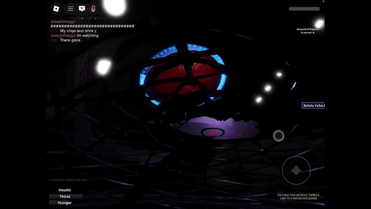 Just some tripod testing gameplay on Roblox 