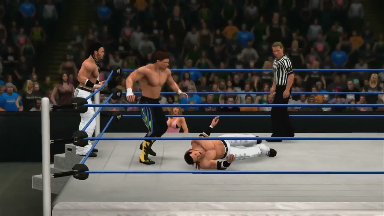 WWE 2K15 - Эдди Герреро и Рей Мистерио против MNM - Матч за титул командных чемпионов WWE: SmackD...