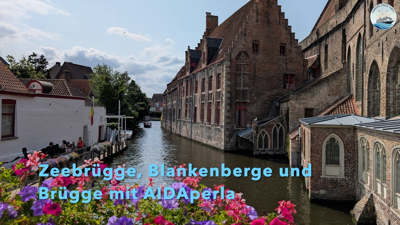 Metropolentour: Zeebrügge, Blankenberge und Brügge mit der AIDAperla im August 2025