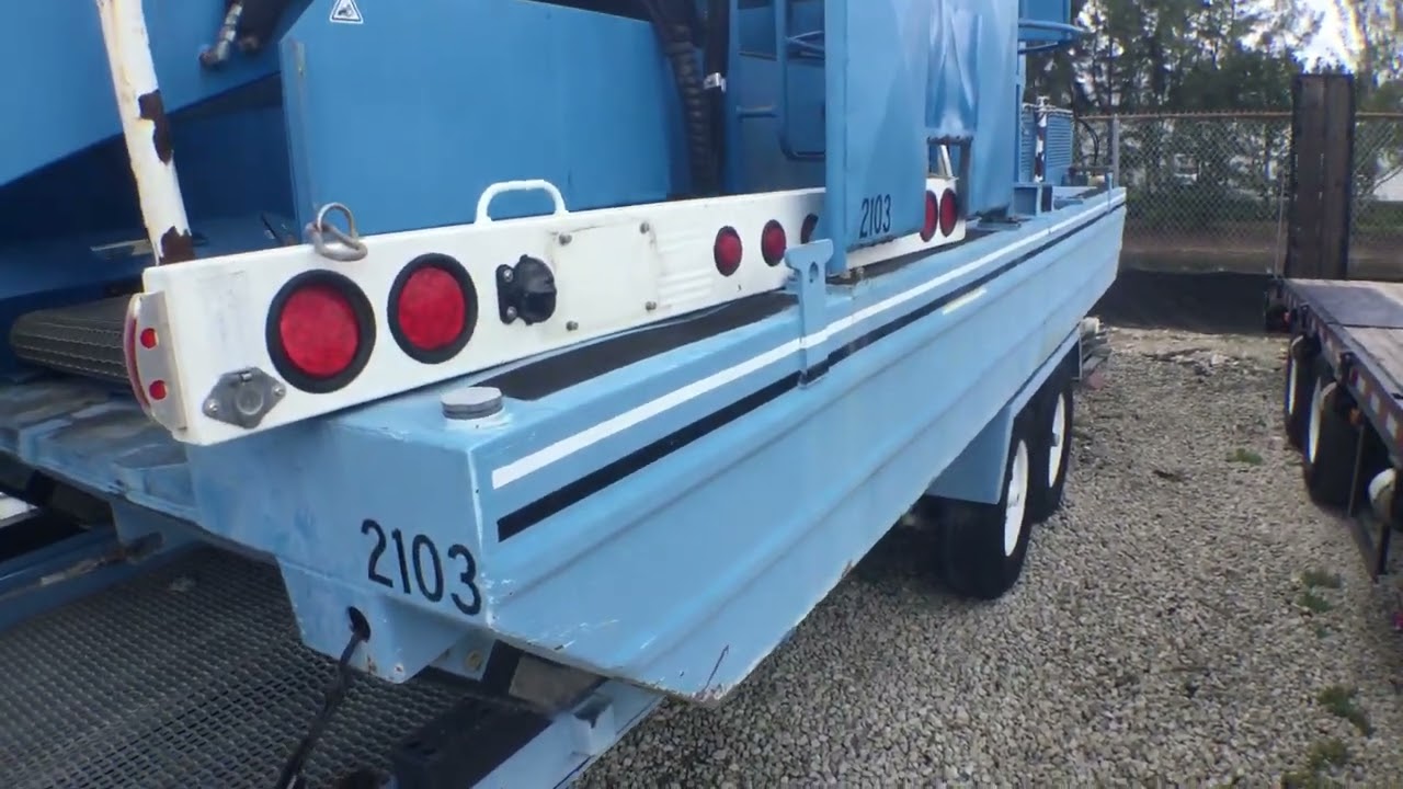 2012 Aquamarine H5-205S Harvester Vessel & Trailer Lot#200