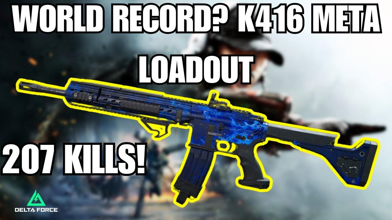 ( WORLD RECORD?) K416 Assault Rifle Loadout: Insane 207 kill Game