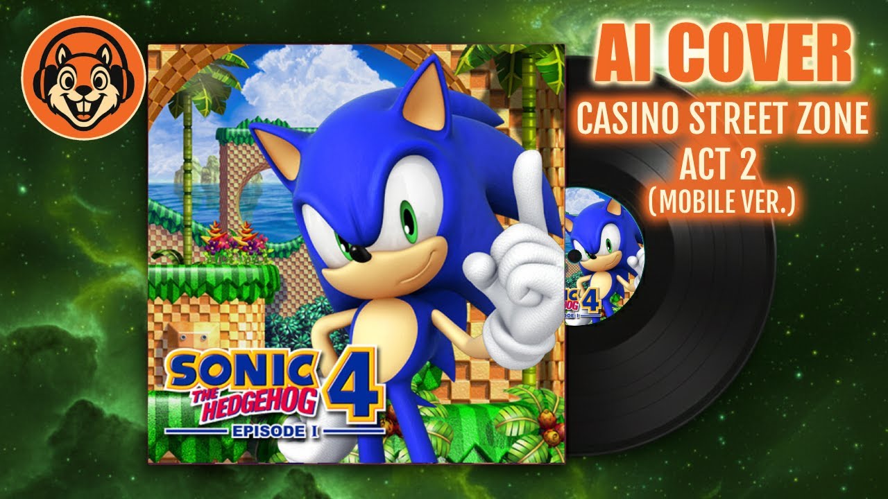 🎰 Sonic the Hedgehog 4 – Casino Street Zone Act 2 [Mobile Ver.] (AI Adventure Cover)