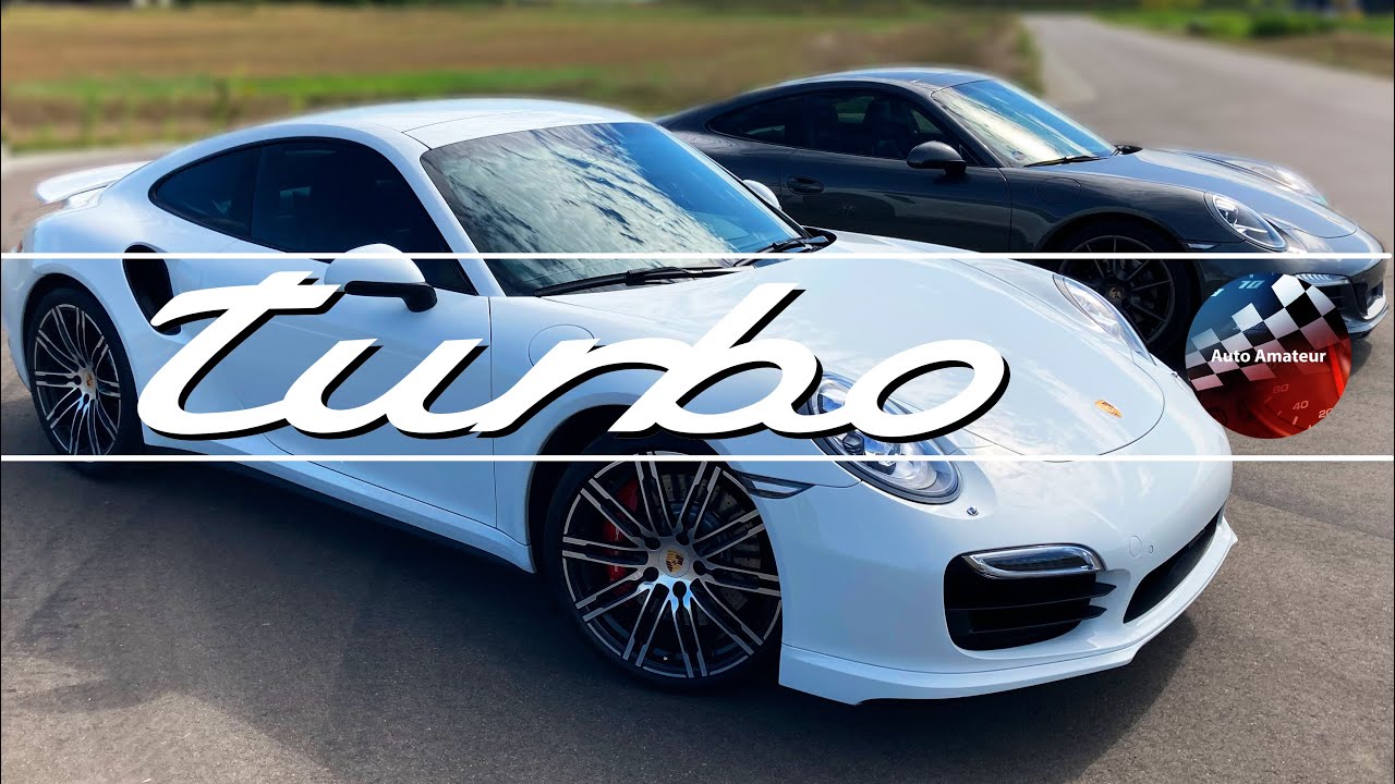 911 Turbo-tastic. Porsche 991 Turbo Walk-Around and Drag против 991 Carrera Base