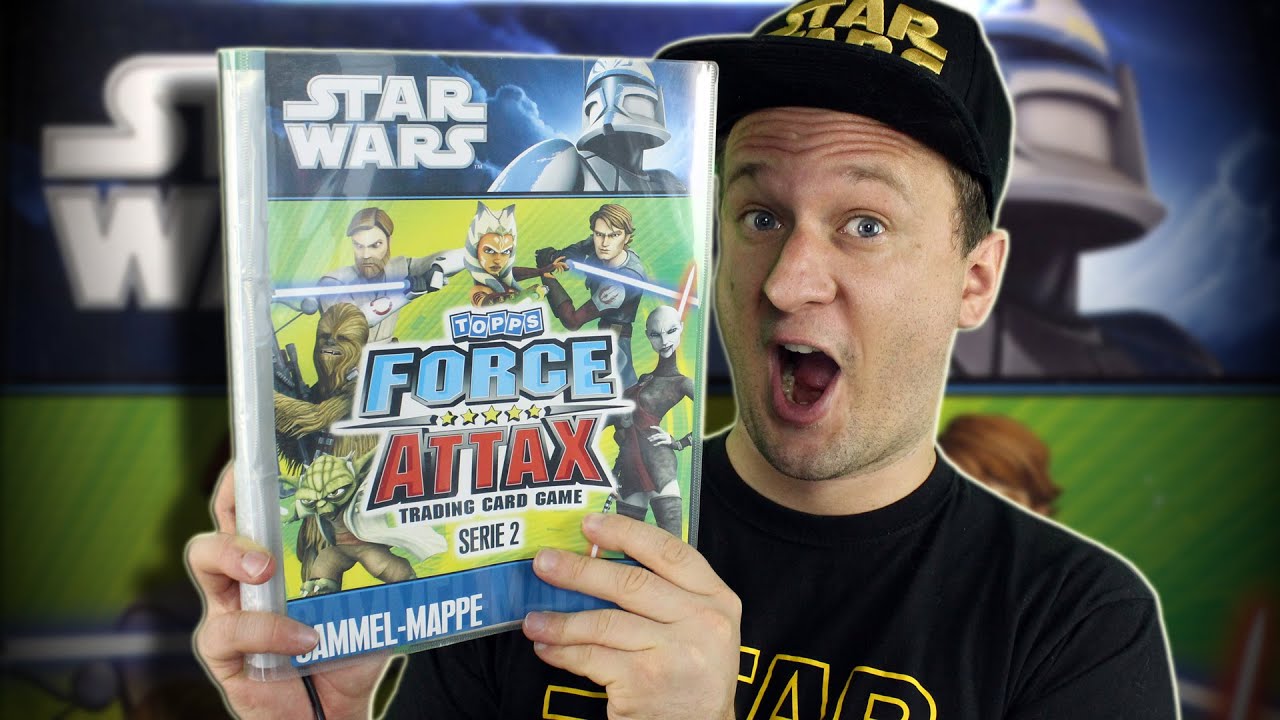 Star Wars Force Attax RIESEN MAPPENUPDATE The Clone Wars Serie 2